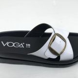 Voga 1721 Beyaz Comfort Casual Anatomık Terlık