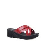 Voga 2104 Dolgu Topuk Comfort Casual Kadın Terliği