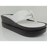 Voga 258300 Dolgu Topuk Comfort Casual Parmak Arası Terlik - 39 - Beyaz