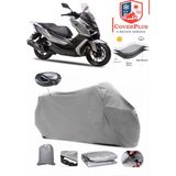Voge Sr1 Branda Gri Arka Çanta Uyumlu(Topcase) Motosiket Brandası Motor Örtüsü Çadır Su Geçirmez Motosiklet Kılıfı Motor Brandası,lastikli,taşıma Torbalı