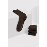 Vogel Erkek Kahverengi Takım Elbise Çorabı - 3lü Set