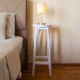 Vogel Home Design Bar Taburesi Beyaz Eskitme