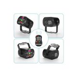 Voground Disko Led Işık 60 Desenler Rgb Lazer Projeksiyon Lambası Kablosuz Denetleyici Etkisi Sahne Işıkları