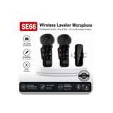 Voground SE66 Kablosuz Yaka Mikrofonu – Type-C & Lightning Uyumlu Profesyonel Ses