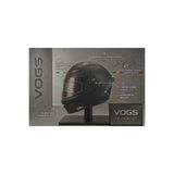 VOGS Ws-210 Güneş Vizörlü Çene Açılır Kask Matt Black (Şeffaf Vizörlü) italy dizany