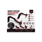 VOGS Yamaha Xmax 250 Rüzgarlıklı Manet Koruma kırmızı