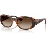 VOGUE 0VO5663SI W65613 55 Kadın Güneş Gözlüğü UV Filtreli Oval Çerçeve - Havana Kahve