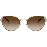 Vogue 4242S 848/13 53 Hailey Kadın Gold Geometrik Çerçeve Güneş Gözlüğü
