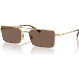 Vogue 4309S 848/73 55 Erkek Güneş Gözlüğü UV Filtreli Metal Çerçeve Altın Renk