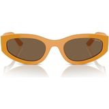 Vogue 5585-S 315973 54-0 Kadın Güneş Gözlüğü Turuncu Çerçeve ve Kahverengi Cam ile UV 400 Koruma