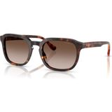 VOGUE 5595 W65613 53 Kadın Güneş Gözlüğü Kahverengi UV 400 Filtreli Geometrik Çerçeve