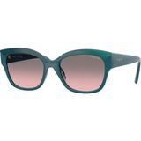 VOGUE 5638 Kadın Güneş Gözlüğü Mavi Kelebek Çerçeve UV 400 Koruma Özelliği ile 55 mm 322246 55