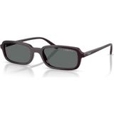 Vogue 5666S 242681 53 Kadın Güneş Gözlüğü Polarize Lens ve Bordo Asetat Çerçeve ile Şık Tasarım