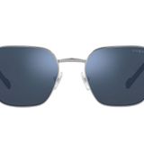 Vogue Eyewear Erkek Vo4257s Kare Güneş Gözlüğü, Top metali/Mavi Aynalı Mavi, 52 mm