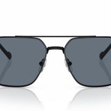 Vogue Eyewear Erkek Vo4289s Aviator Güneş Gözlüğü, Mat Siyah/Mavi Polarize, 59 mm