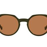 Vogue Eyewear Erkek Vo5370s Yuvarlak Güneş Gözlüğü, Full Green/Brown, 48 mm