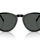 Vogue Eyewear Erkek Vo5599s Yuvarlak Güneş Gözlüğü, Siyah/Koyu Gri, 53 mm