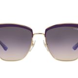 Vogue Eyewear Kadın Vo4234s Kare Güneş Gözlüğü, Üst Menekşe/Altın