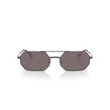 Vogue Eyewear Kadın Vo4329s Sekizgen Güneş Gözlüğü, Açık Menekşe/Polarize Pembe Flaş Gümüş, 55 mm