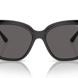 Vogue Eyewear Kadın Vo5521s Kedi Gözü Güneş Gözlüğü, Siyah/Siyah Duman, 57 mm
