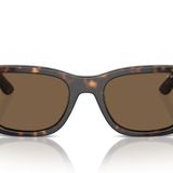 Vogue Eyewear Kadın Vo5586s Dikdörtgen Güneş Gözlüğü, Koyu Havana/Koyu Kahverengi, 53 mm