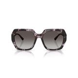 Vogue Eyewear Kadın Vo5612sb Kare Güneş Gözlüğü, Mor Havana/Gradyan Koyu Gri, 55 mm