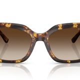 Vogue Eyewear Kadın Vo5613sb Kare Güneş Gözlüğü, Bal Havana/Gradyan Kahverengi, 54 mm