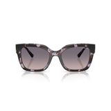 Vogue Eyewear Kadın Vo5613sb Kare Güneş Gözlüğü, Mor Havana/Pembe Gradyan Koyu Gri, 54 mm