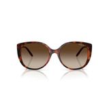 Vogue Eyewear Kadın Vo5623s Kelebek Güneş Gözlüğü, Koyu Havana/Gradyan Kahverengi, 55 mm