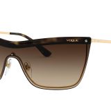 Vogue Eyewear Üniseks 0vo4149s Güneş Gözlüğü, Dark Havana/Altın (280/13), Tek Beden