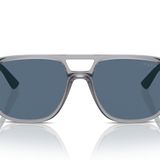 Vogue Eyewear Vj2024 Dikdörtgen Güneş Gözlüğü, Şeffaf Gri/Koyu Mavi, 49 mm
