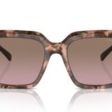 Vogue Eyewear VO5553S Güneş Gözlüğü, Gül Kaplumbağası/Pembe Gradyan Kahverengi, 54 mm, Kırmızı, 54 mm