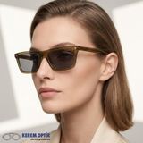 Vogue Kadın Kemik Güneş Gözlüğü VO5687S W65671 - Yeşil