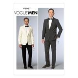 Vogue Patterns V9097MUU Erkek Ceket ve Pantolon Dikiş Kalıbı, Beden MUU (34-36-38-40)