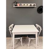 Vogue Tasarım ve Aksesuar Vogue Ahşap Küçük Mutfak Masası 60/90 Country Tasarım Şık ve Kullanışlı - 60x90