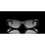 Vogue Unisex Güneş Gözlüğü - Geometrik/İrregüler Form Siyah Kemik Çerçeve Gri Degrade Cam 0Vo5585s