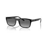 Vogue Vo 5547-SI Col W44/11 53-19-145 Unisex Güneş Gözlüğü Siyah Kemik Çerçeve Füme Degrade Cam UV 400 Koruma