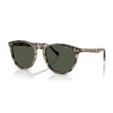 Vogue VO 5599S 31869A 53 Polarize Oval Kırçıllı Sarı Kemik Erkek Güneş Gözlüğü