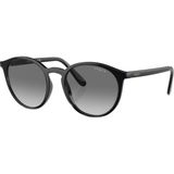 Vogue VO5544SI W44/11 51 Unisex Oval Güneş Gözlüğü Siyah Çerçeve ile Hafif Tasarım