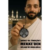 vogutima Erkek Dua Kolye - Süleyman Mührü Felak Nas Ihlas Cennetül Esma Esmaül Hüsna Nali Şerif Ayetel Kürsi