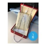 vogutima Erkek Gümüş Set - 3mm Figaro Model • Işıklı Kutuda Sevgiliye • Eşe • Babaya Kolye Bileklik