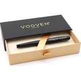 Vogven Marka Kişiye Özel Siyah Mat Metal Roller Kalem