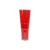Voice Kırmızı, Renkli Pipet Plastik 100'LÜ Kokteyl Pipet Frozen Pipet