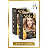 Voila Kadın 2'li Paket Keratin Kalıcı Inci Taneleri 9.2 Saç Boyası