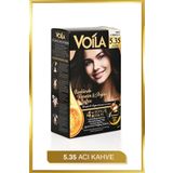Voila Kadın Besleyici Keratin Kalıcı Acı Kahve 5.35 Saç Boyası