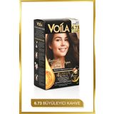 Voila Kadın Besleyici Keratin Kalıcı Büyüleyici Kahve 6.73 Saç Boyası