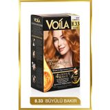 Voila Kadın Besleyici Keratin Kalıcı Büyülü Bakır 8.33 Saç Boyası