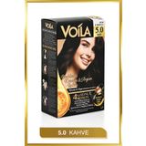Voila Kadın Besleyici Keratin Kalıcı Kahve 5.0 Saç Boyası