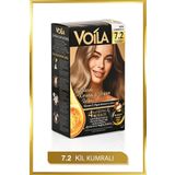 Voila Kadın Besleyici Keratin Kalıcı Kil Kumralı 7.2 Saç Boyası