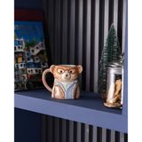 Voir Ayı Bear Kupa - Bej/Mavi - 380 ml